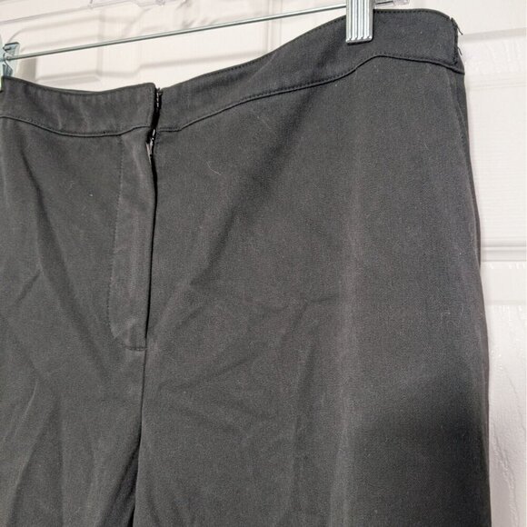 St John Sport Pants Womens Size 14 Black Straight Leg Career Business Classic - Picture 3 of 13